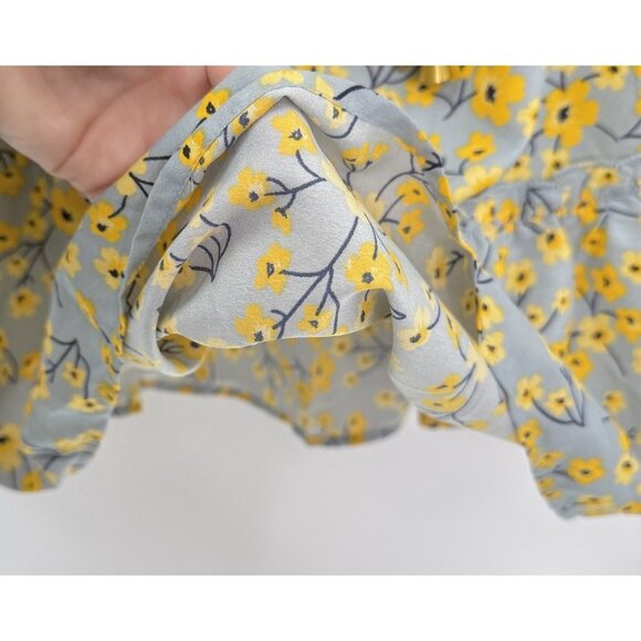 Hint Of Blush Floral Off The Shoulder Unlined Lightweight Dress Sz‎ S Feminine - Picture 7 of 12